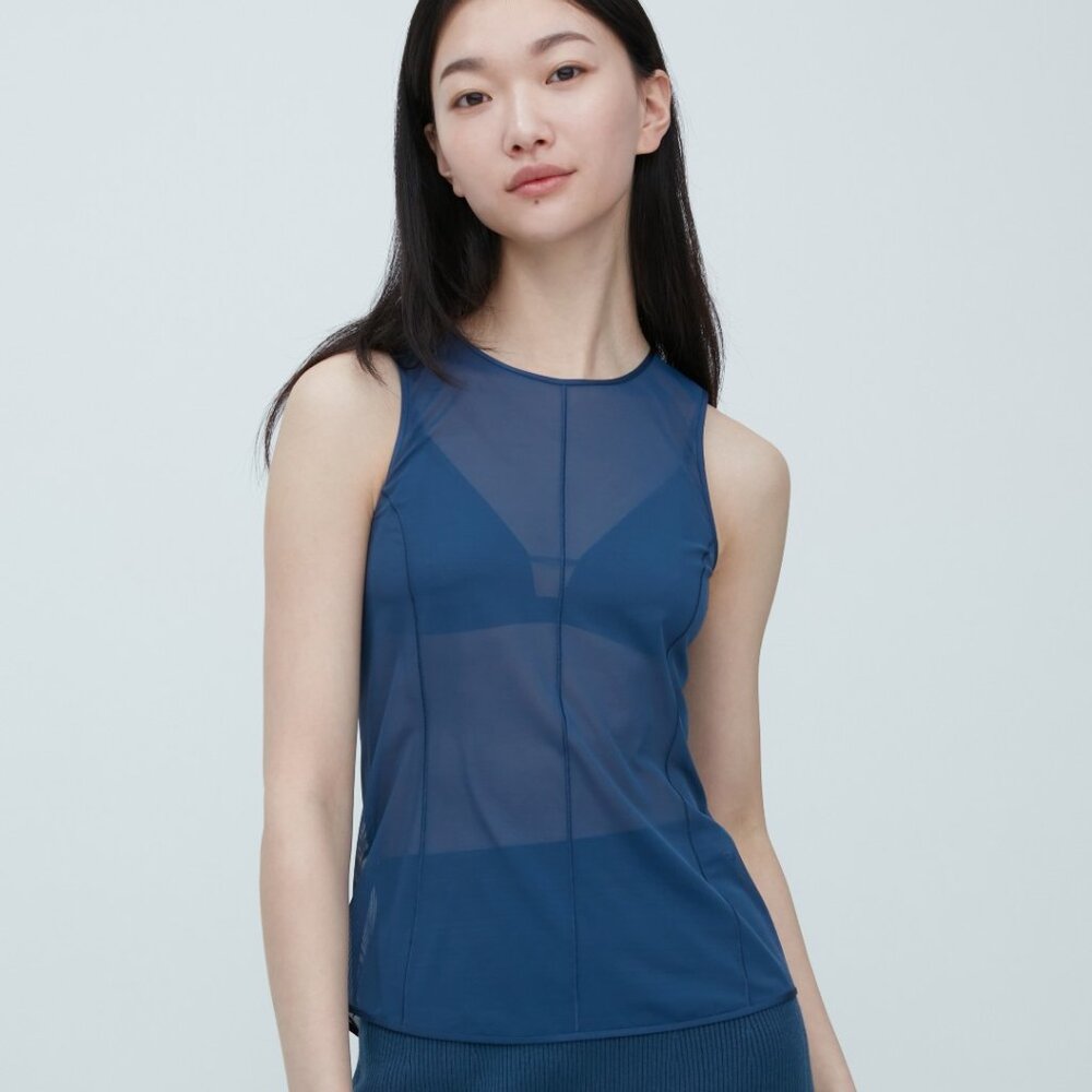 UNIQLO x Mame Kurogouchi SS23 Sheer Sleeveless Top